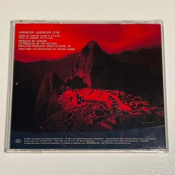 CD Shakira - Whenever Wherever - Picture 2 of 2